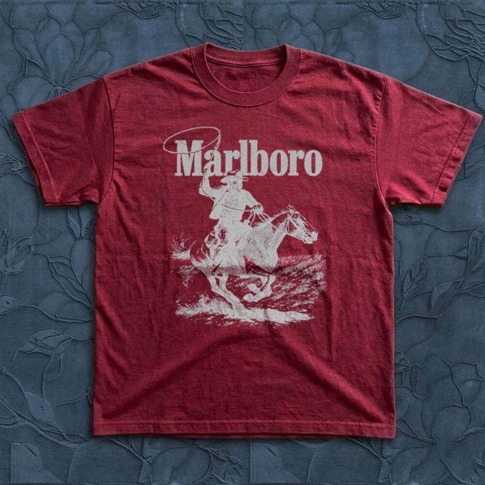 Cowboy Marlboro Graphic T-Shirt